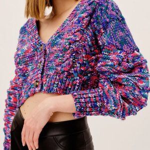 {L} 26. WN44.1- For Love & Lemons Lydia Knit Cardigan Sweater - S